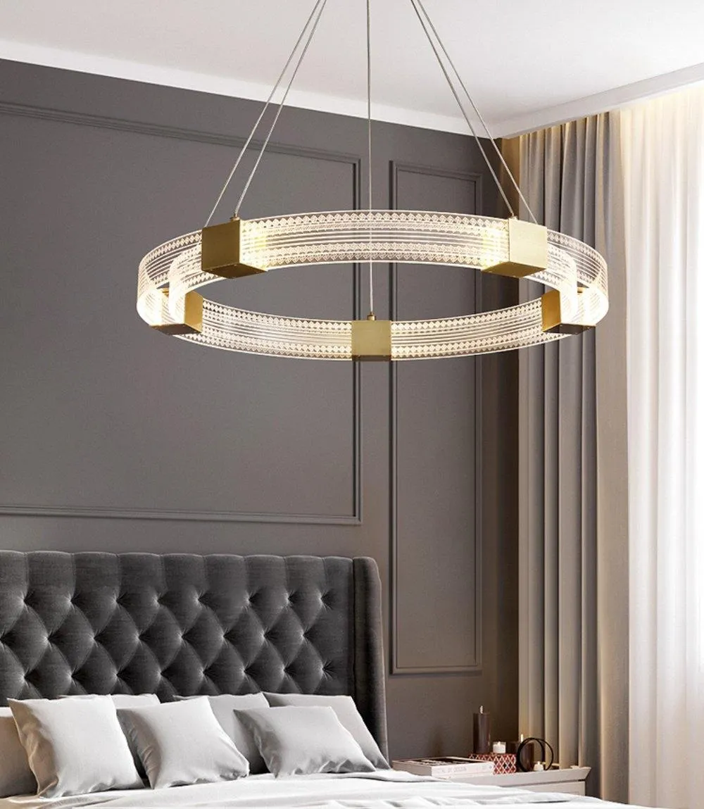 Parallel Ring LED Chandelier