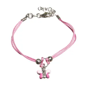 Pink Butterfly Bracelet