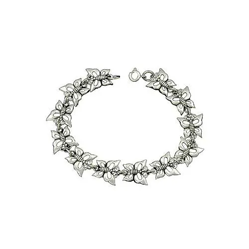 Silver Butterflies Bracelet