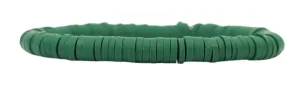 Stacker Stretch Bracelet - Forest Green