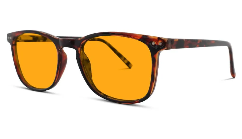 SunDown Taylor Blue Blocking Glasses - Tortoise - Readers