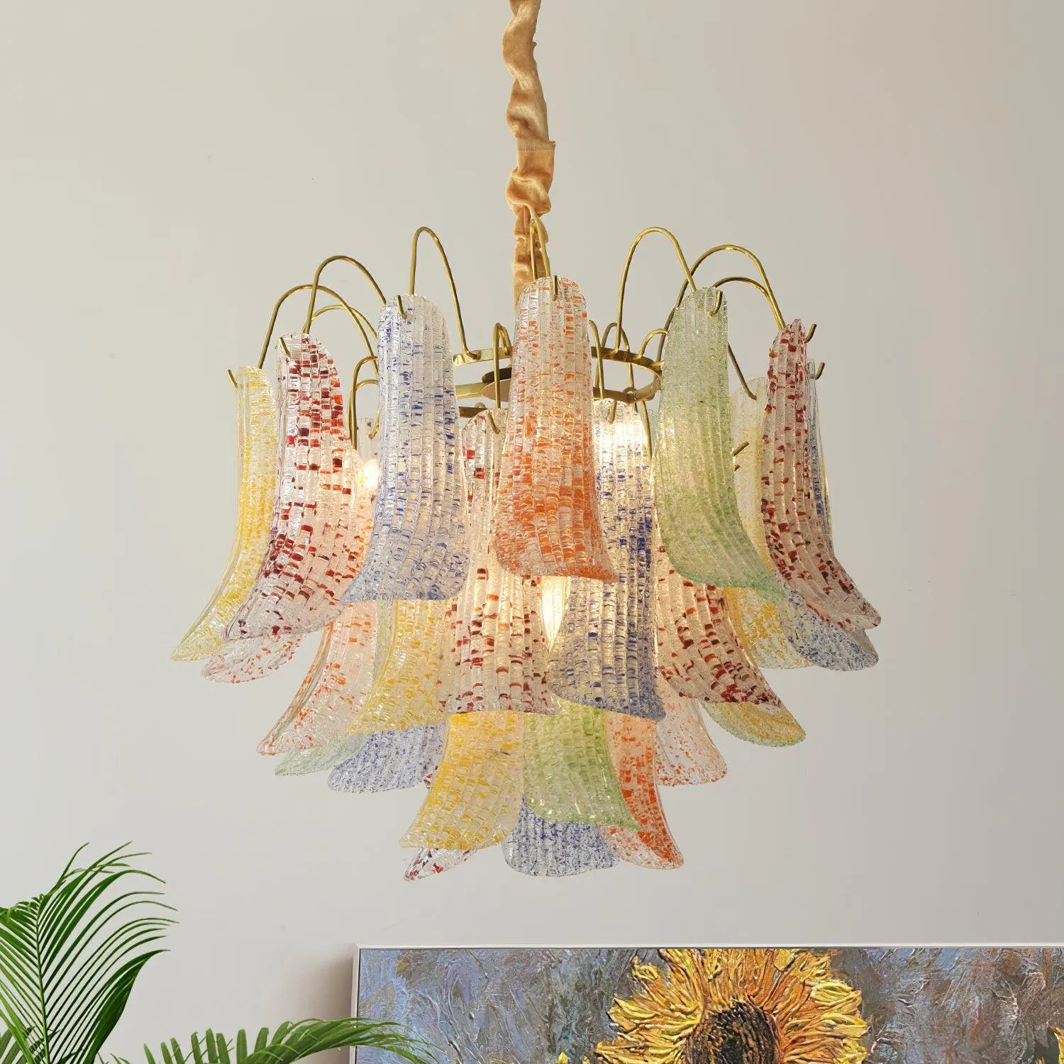 Venini Murano Glass Chandelier