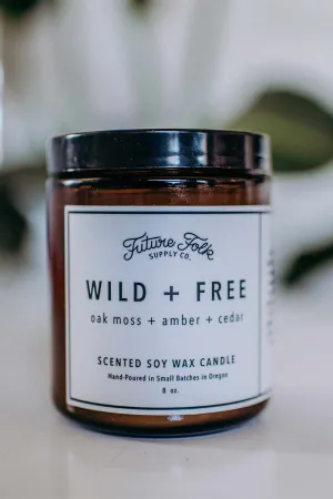 WILD AND FREE 8 OZ CANDLE